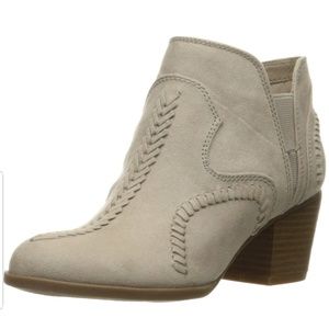 NEW Suede Cream Booties